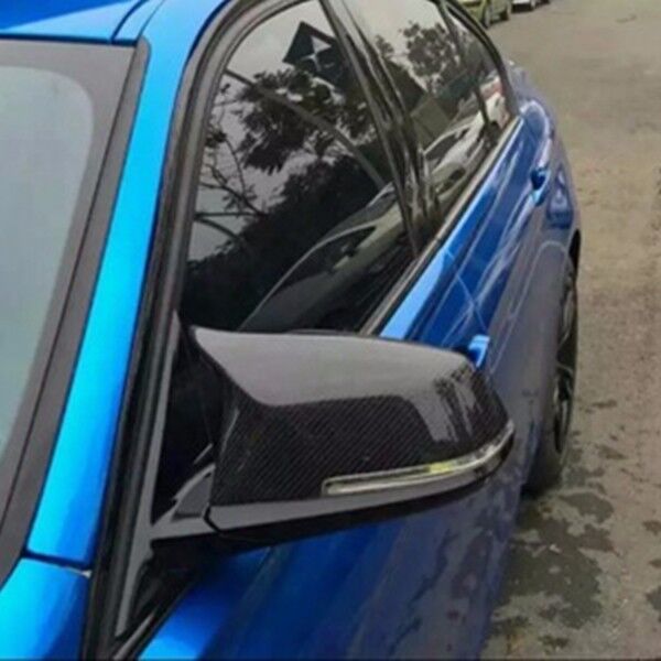 Replacement M3 Style Real Carbon Fiber Mirror Covers Fit BMW F20 F22 F30 F32 F33