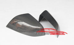 Real Carbon Fiber Mirror Covers Tape on Fit for Tesla Model S 14-17