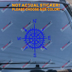 4X4 compass Off Road Decal Sticker Car Vinyl fit for Jeep Ford Chevy Toyota f