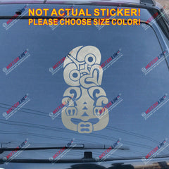 Hei-tiki Maori Tiki New Zealand Decal Sticker Car Vinyl pick size color b