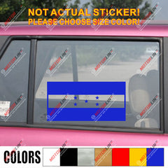 Honduras Hondurea Flag Decal Sticker Car Vinyl pick size color no bkgrd