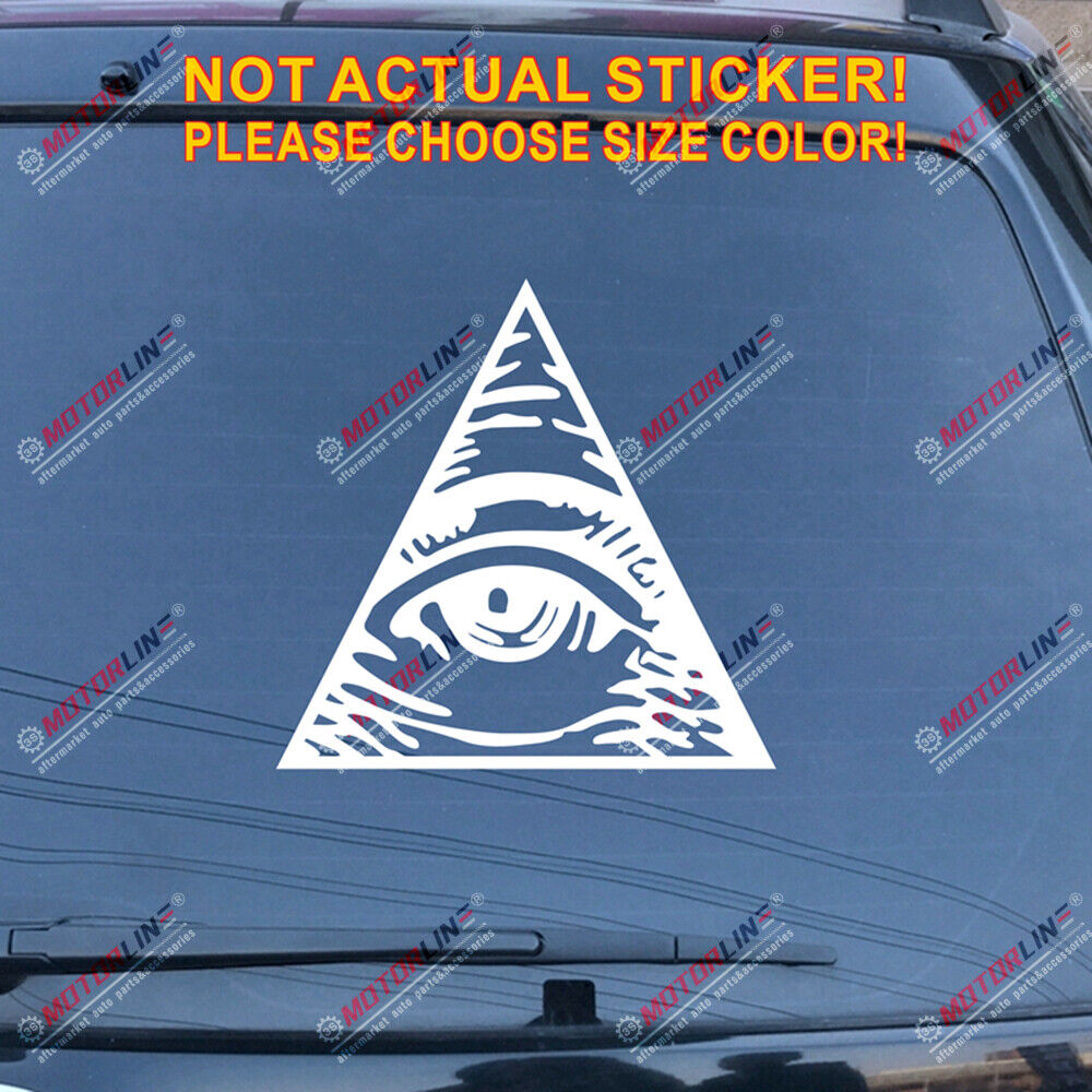 Eye Of Providence  All Seeing Eye Of God Decal Sticker Car Vinyl pick size color