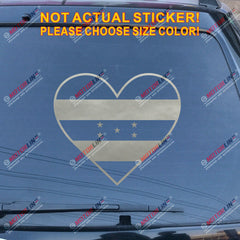 I Love Honduras Flag Decal Sticker Car Vinyl no bkgrd Heart no bkgrd pick size