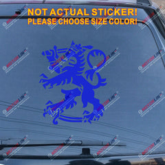 Coat of arms of Finland Suomi Lion Decal Sticker Car Vinyl pick size Finnish b