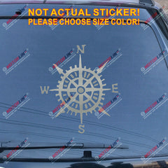 4X4 compass Off Road Decal Sticker Car Vinyl fit for Jeep Ford Chevy Toyota f