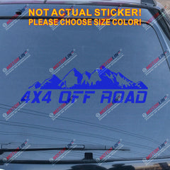 4X4 Off Road Decal Sticker Car Vinyl fit for Jeep Ford Toyota mountain Chevy c