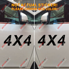 (2) 4X4 Off Road Decal Sticker Car Vinyl pick size color die cut distressed