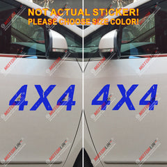 (2) 4X4 Off Road Decal Sticker Car Vinyl pick size color die cut distressed