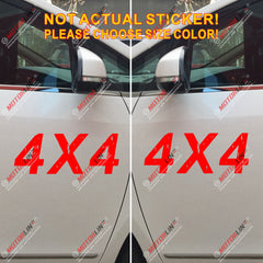 (2) 4X4 Off Road Decal Sticker Car Vinyl pick size color die cut distressed