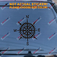4X4 compass Off Road Decal Sticker Car Vinyl fit for Jeep Ford Chevy Toyota f