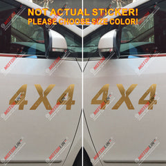 (2) 4X4 Off Road Decal Sticker Car Vinyl pick size color die cut distressed