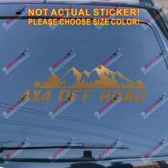 4X4 Off Road Decal Sticker Car Vinyl fit for Jeep Ford Toyota mountain Chevy c