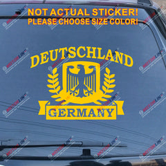 Germany Coat of arms German Eagle Decal Sticker Car Vinyl Deutschland classical