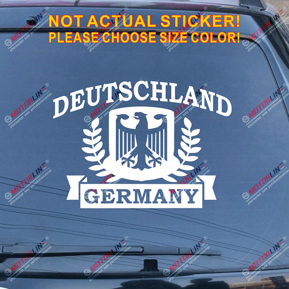 Germany Coat of arms German Eagle Decal Sticker Car Vinyl Deutschland classical