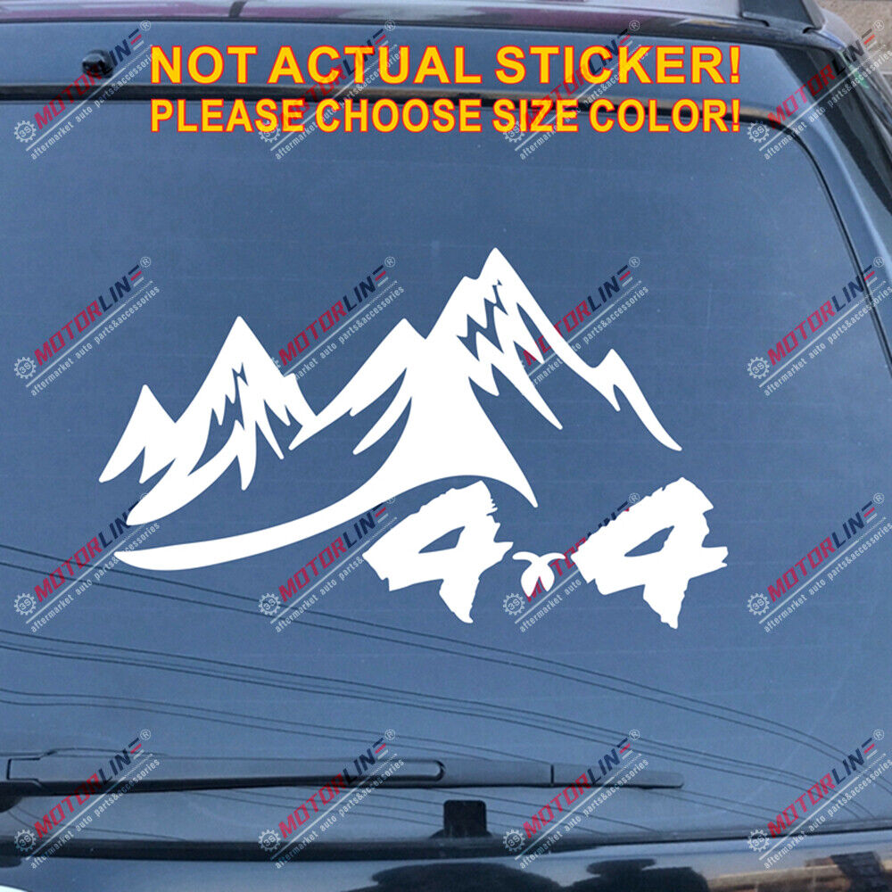 4X4 Off Road Decal Sticker Car Vinyl fit for Jeep Ford Toyota mountain Chevy b