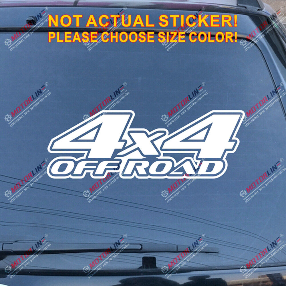 4X4 Off Road Decal Sticker Car Vinyl fit for Jeep Ford Chevrolet Toyota