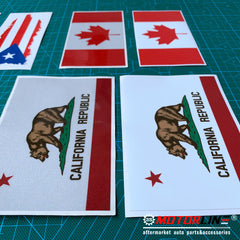 Flag of California Cali Republic Decal Sticker Car Vinyl Reflective Glossy