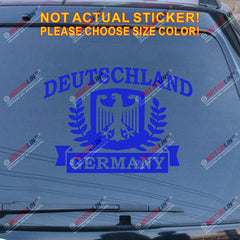 Germany Coat of arms German Eagle Decal Sticker Car Vinyl Deutschland classical