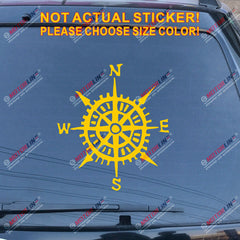 4X4 compass Off Road Decal Sticker Car Vinyl fit for Jeep Ford Chevy Toyota f