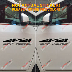 (2) 4X4 Off Road Sport Decal Sticker Car Vinyl pick size color die cut