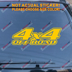 4X4 Off Road Decal Sticker Car Vinyl fit for Jeep Ford Chevrolet Toyota