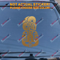 Hei-tiki Maori Tiki New Zealand Decal Sticker Car Vinyl pick size color b