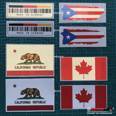 Flag of California Cali Republic Decal Sticker Car Vinyl Reflective Glossy