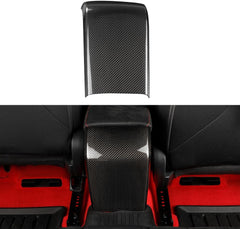 JSWAN Real Carbon Fiber Center Console Armrest Rear Cover Trim Fit for 11th Gen Civic Type r FL5 Typer Center Armrest Rear Kick Protection Cover Gloss Matte Interior Accessories (Forging)