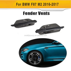 M2 Carbon Fiber Fender Vents Cover for BMW F87 M2 2016-2017