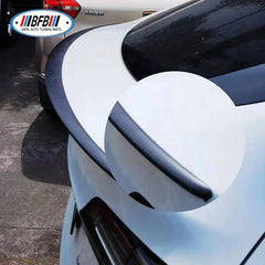 OEM Style Model Y Rear Spoiler Real Dry Carbon Wing Lip Spoiler For Tesla Model Y 2020up