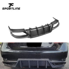 Carbon Fiber Rear Diffuser Lip Spoiler for Lexus GSF GS350 F Sport Sedan 2012 - 2015