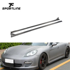 Carbon fiber Aerokit Side Skirts Extension for Porsche Panamera S Sedan 09-11