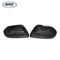 Dry Carbon Fiber Stick on Mirror Cover Fit For Toyota Camry Rear View Mirror Auto accessories