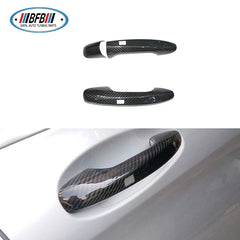 Real Dry Carbon Fiber  For Mercedes benz w205  Car Door Handle Cover Trim 3pcs/set