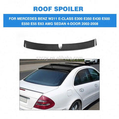 W211 E-Class Carbon Fiber Roof Window Spoiler for Mercedes Ben z E300 E350 E500 E55 E63 AMG Sedan 4-Door 02-08