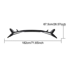 R8 Prepreg Dry Carbon Fiber Front Bumper Lip Splitters for Audi R8 V10 2023