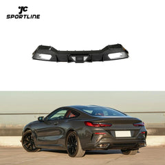 Prepreg Carbon Fiber G15 M850i Rear Bumper Lip for BMW G14 840i M Sport 2-Door 2020- 2023