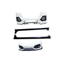 Aftermarket parts Pp Body Kit Front Bumper, Rear Bumper and Side Skirt For Honda Fit 2014 2015 2016 2017 2018 2019 Type B