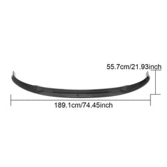 Carbon Fiber Front Face Lip Spoiler for Tesla Model Y 5YJY Sport Utility 4-Door 2019-2021