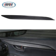 Real Dry Carbon Fiber Interior Accessories Car Door Trim Strips Cover For Lexus NX200t 300h 2014-2021