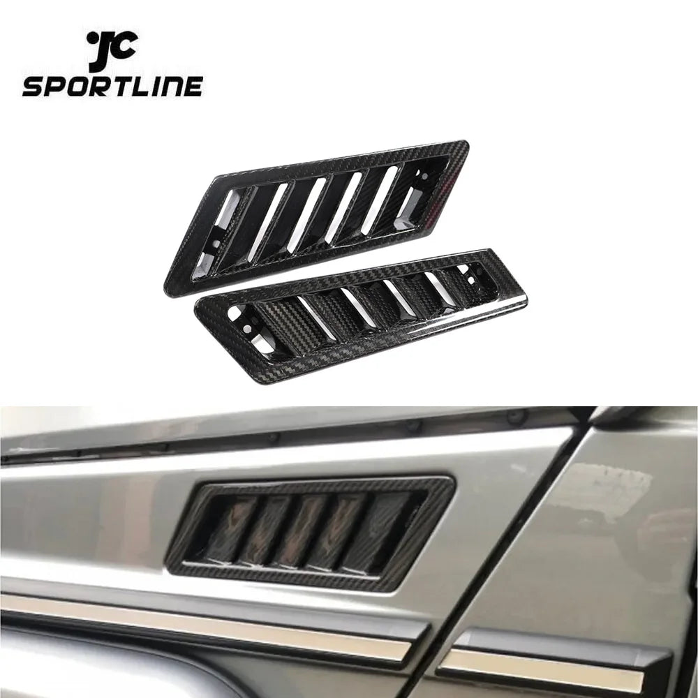 G55 G63 G65 Carbon Fiber Side Fender Vents for Mercedes-Benz G Class  AMG 2004-2018