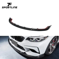 F87 Carbon Fiber Front Bumper Lip for BMW M2 Competition Coupe 2-Door 2018-2020