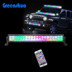 22inch 4x4 Rgb Led Light Bar 5D Chasing Light Bar for Car trucks Suv Offroad