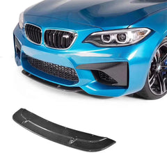 for BMW F87 M2 Coupe 2-Door 2016-2019 Carbon Fiber Front Bumper Lip Spoiler