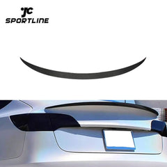 Carbon Fiber Rear Trunk Spoiler for Tesla Model 3 Sedan ELECTRIC 2016-2019