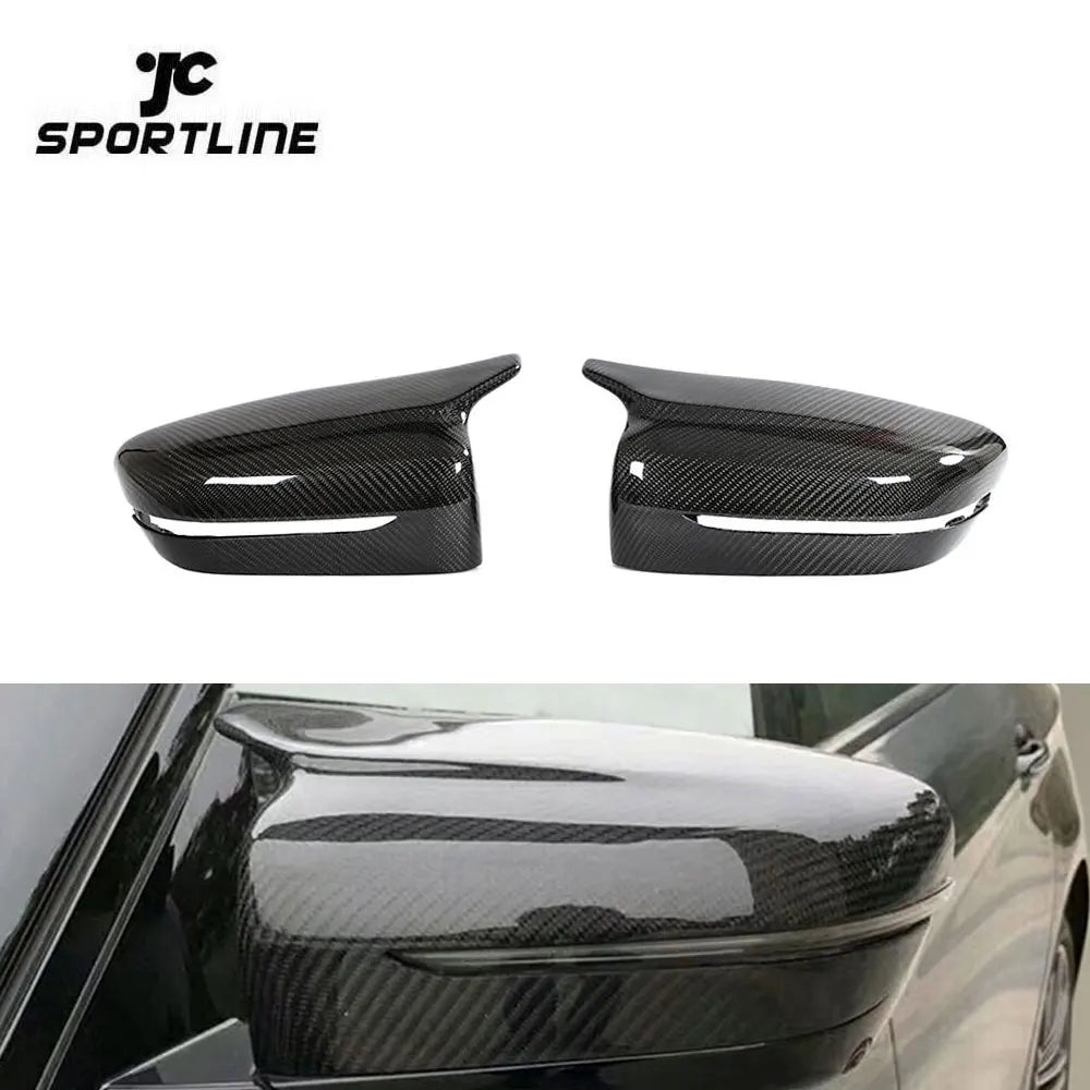 Carbon Fiber G30 Rearview Mirror Covers Caps for BMW 5 Series G31 7 Series G11 G12 Sedan 2017-2019