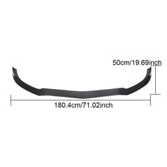 REAL CARBON Front Bumper Lip Splitter Spoiler For Mercedes-Benz C205 C63 AMG 2 DOOR 15-19