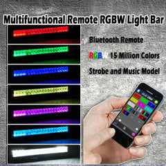 Wholesale 22 32 42 50 52 Inch 5d Rgb Led Work Light Waterproof Light Bar Bluetooth Control