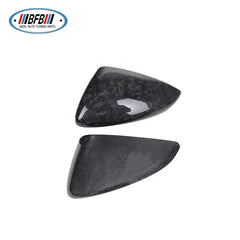 Side Mirror Cover Forged Carbon Fiber Rearview Mirror Cover For Mazda 3 M3 Axela 2020