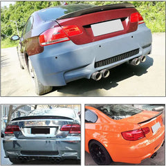 Carbon Fiber Rear Trunk Spoiler Wing for BMW 3 Series E92 325 M3 Coupe 2005 - 2011